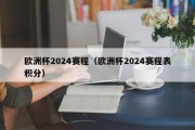 欧洲杯2024赛程（欧洲杯2024赛程表积分）