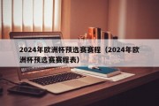 2024年欧洲杯预选赛赛程（2024年欧洲杯预选赛赛程表）