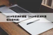 2024年欧洲杯赛程（2024年欧洲杯赛程北京时间）